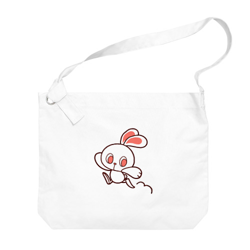 ぽっぷらうさぎ(じゃんぷ！) Big Shoulder Bag