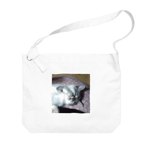 おねむの時間 猫の音羽ちゃん Big Shoulder Bag