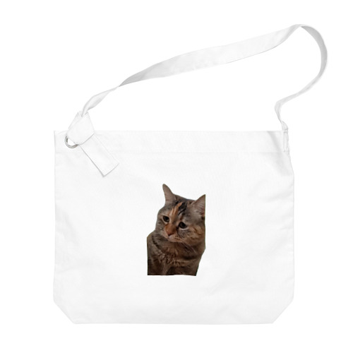 【猫ミーム】叱られる猫 Big Shoulder Bag