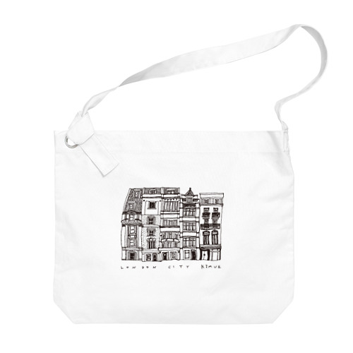 【黒線】LONDON CITY Big Shoulder Bag