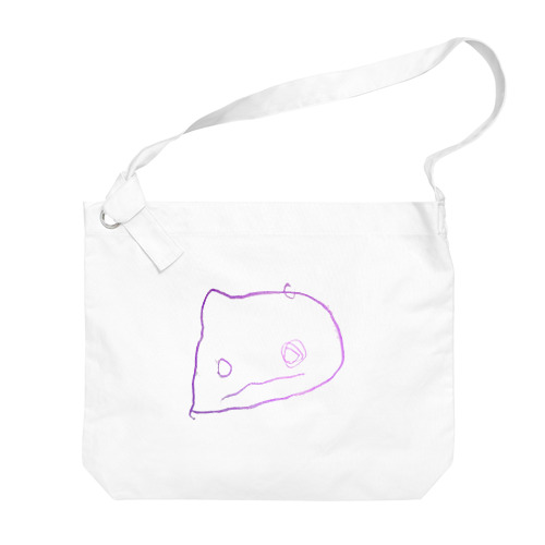 こどもの絵　おばけねこちゃんのかばん Big Shoulder Bag