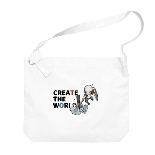 CREATE THE WORLD Big Shoulder Bag