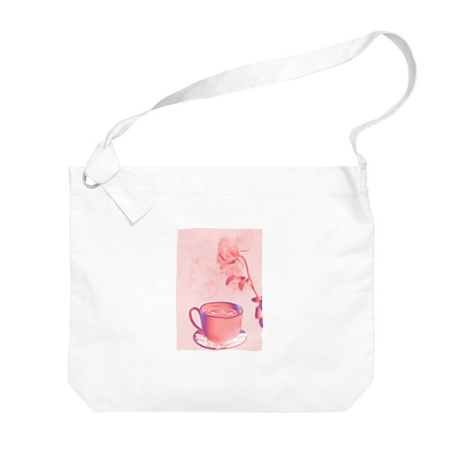 rose drop Big Shoulder Bag