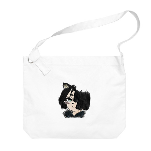 猫耳少女 Big Shoulder Bag