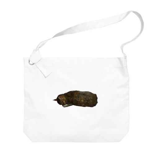 おねむ猫 Big Shoulder Bag