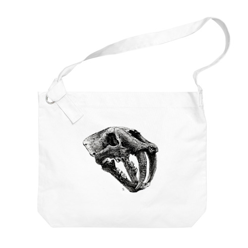Smilodon(skull) Big Shoulder Bag