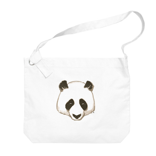 大熊猫（お顔とか） Big Shoulder Bag