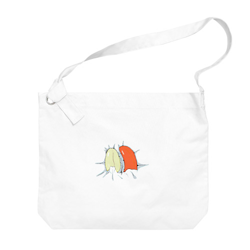 おやすみ柿ペー💤 Big Shoulder Bag
