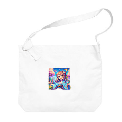 Colorful girl / type1 Big Shoulder Bag
