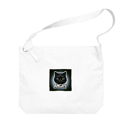 アングリー黒猫シリーズ Big Shoulder Bag