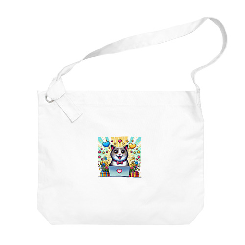 Create_an_illustration_of_a_cat_that_looks_incredi_new Big Shoulder Bag