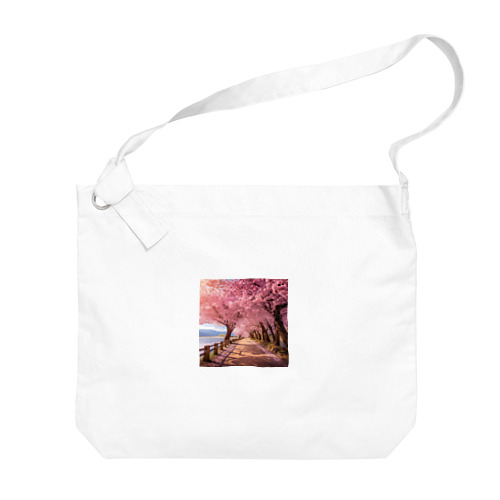 桜並木　なでしこ1478 Big Shoulder Bag