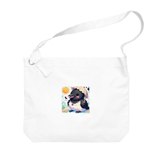 キュートカラス夏 Big Shoulder Bag