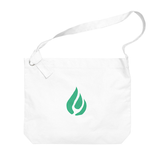 緑の炎 Big Shoulder Bag