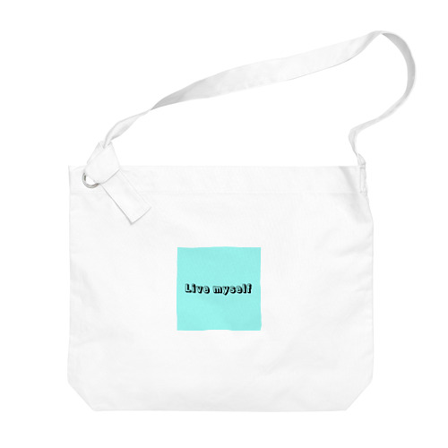 Live myself Big Shoulder Bag