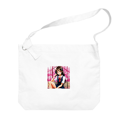 ✨明るい美少女シリーズ：スレンダー女子高生エディション✨ Big Shoulder Bag