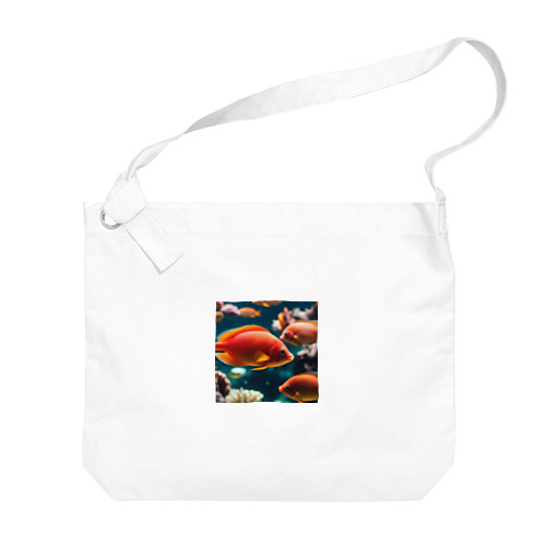 珊瑚の楽園、美魚群グッズ Big Shoulder Bag