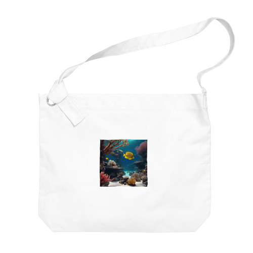 魚の楽園、海底の宝グッズ Big Shoulder Bag