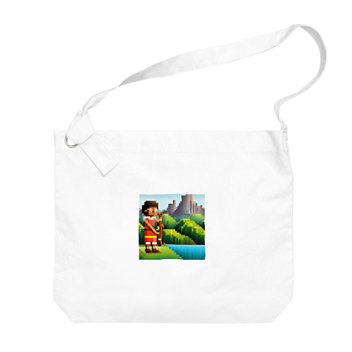 ドット絵のディジュリドゥ Big Shoulder Bag