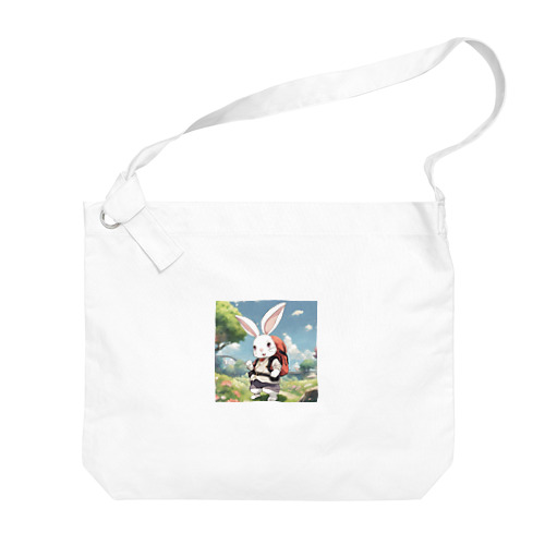 可愛いウサギ Big Shoulder Bag