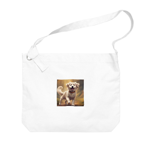 可愛い小型犬 Big Shoulder Bag