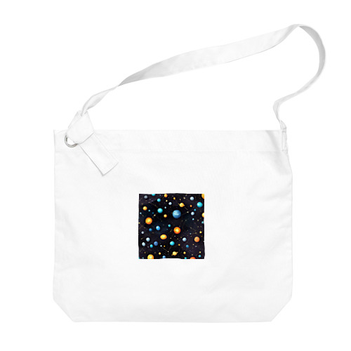 宇宙空間デザイン Big Shoulder Bag