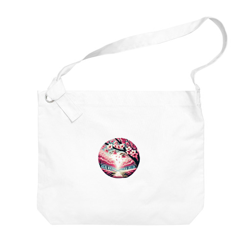 桜と季節感 Big Shoulder Bag