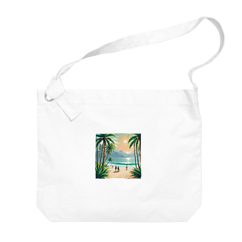 Palm Breeze Bliss Big Shoulder Bag