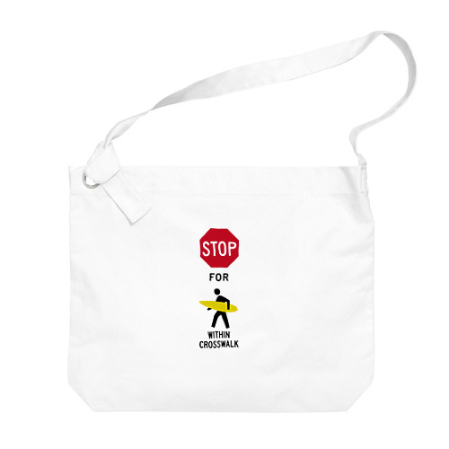 stop for surfer_No.003_fC Big Shoulder Bag