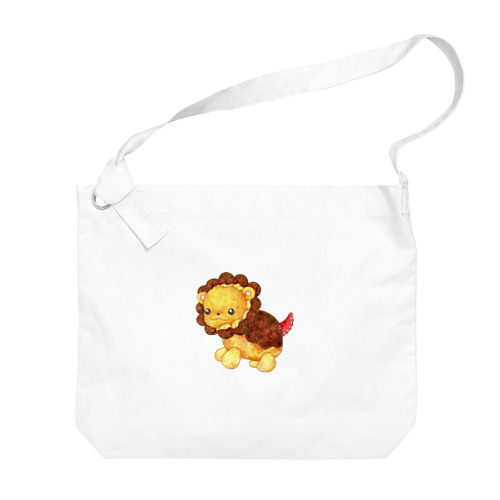 フードアニマル　たこ焼きライオン Big Shoulder Bag