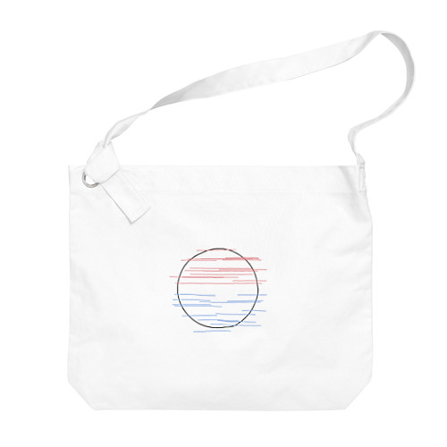 概念-夕陽と海- Big Shoulder Bag