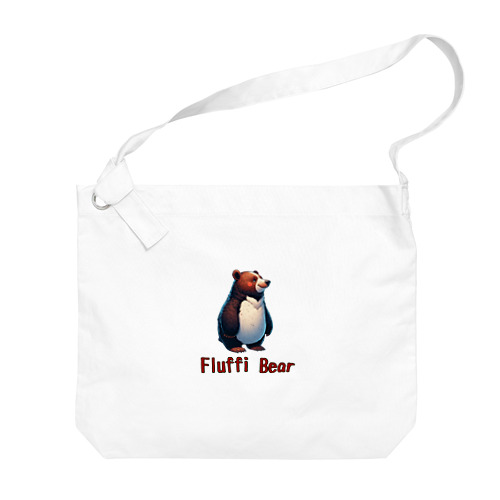 Fluffi Bear  Big Shoulder Bag