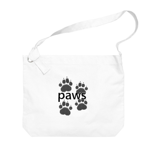 cat paws TYPE3 Big Shoulder Bag
