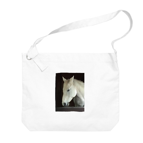 美しき白馬 Big Shoulder Bag