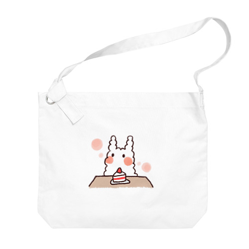 うさぎのウミウシ(ケーキver.) Big Shoulder Bag