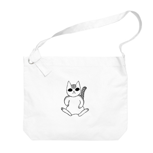 ふてぶてしい猫 Big Shoulder Bag