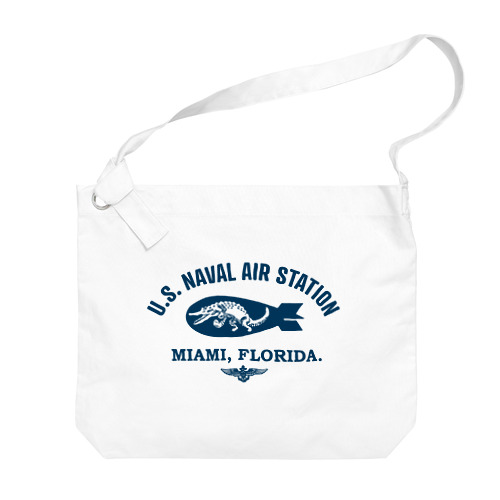US NAVAL AIR STATION MIAMI Big Shoulder Bag