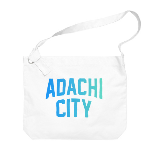 足立区 ADACHI CITY ロゴブルー Big Shoulder Bag