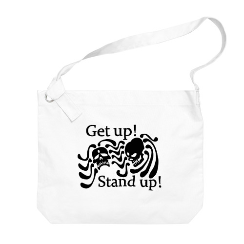 Get Up! Stand Up!(黒) Big Shoulder Bag