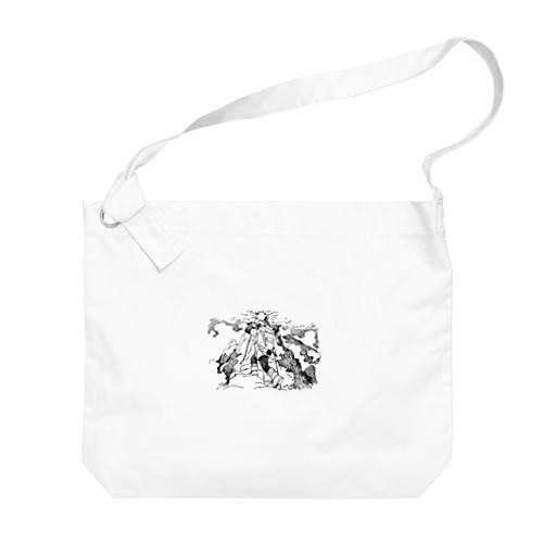 クマの山登り Big Shoulder Bag