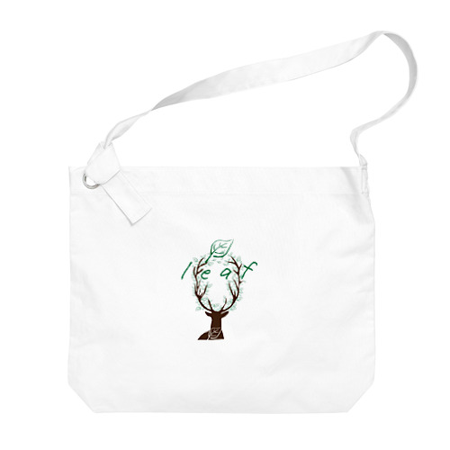 鹿leaf Big Shoulder Bag