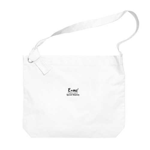 E=mc² Big Shoulder Bag
