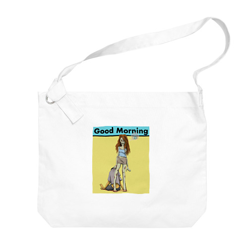 Good Morning coffee Big Shoulder Bag
