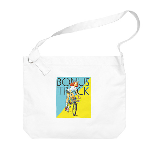 BONUS TRACK (inked fixie girl) Big Shoulder Bag