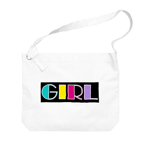 レトロカラフル　GIRL Big Shoulder Bag