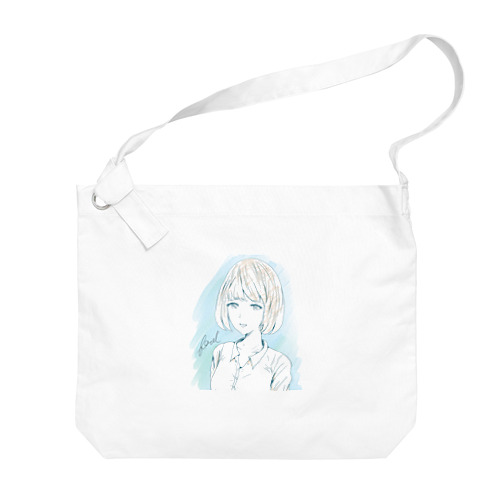 可愛い女の子 Big Shoulder Bag