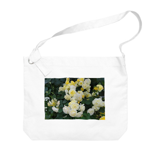 黄色い薔薇の花 Big Shoulder Bag