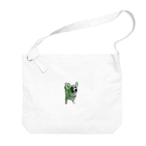 ワサビ犬 Big Shoulder Bag