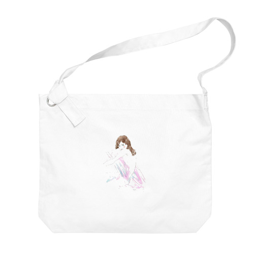 Naked woman Big Shoulder Bag