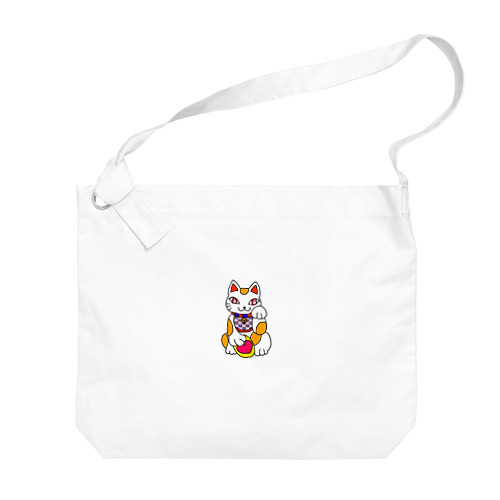 まねきねんねこ Big Shoulder Bag